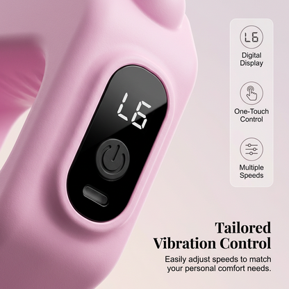 ✨3‑in‑1 Vibrating Fascia Ring Massager – Adjustable Waist Strap Portable Muscle Relief Massager for Back, Hip & Body Tension Release