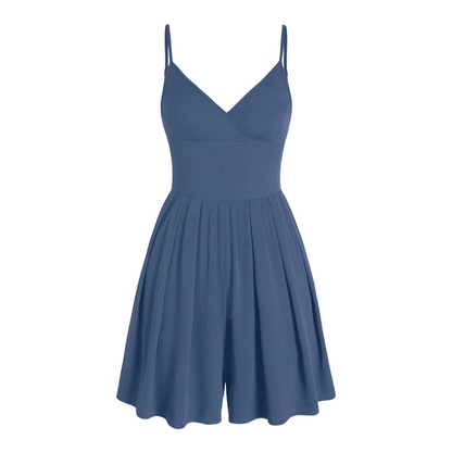 🥳Women‘s Ribbed Knit Romper – Breathable & skin-friendly, keeps shape