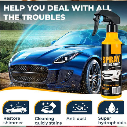 🔥Flash Sale& 50% OFF🔥Nano Hydrophobic Car Coating Spray