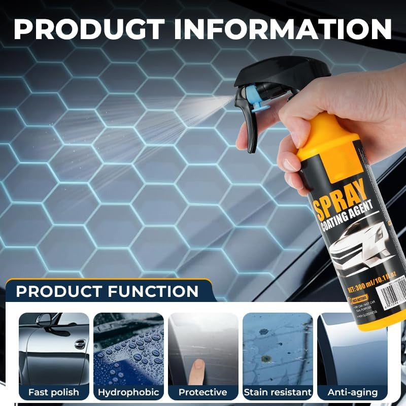 Nano Hydrophobic Car Coating Spray