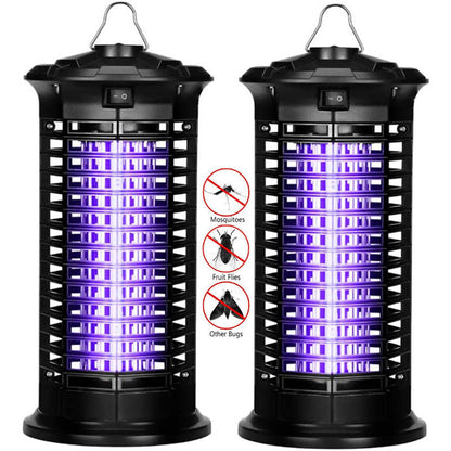 🏠High-Efficiency Electric Bug Zapper Lamp – Powerful UV Light, Safe for Indoor & Outdoor Use