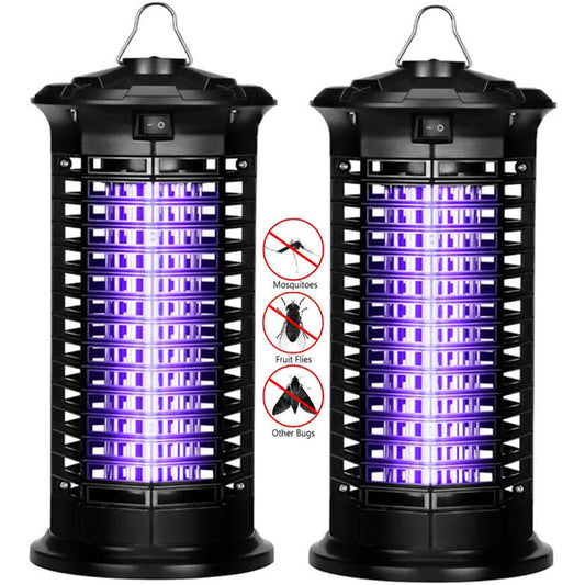 🏠High-Efficiency Electric Bug Zapper Lamp – Powerful UV Light, Safe for Indoor & Outdoor Use