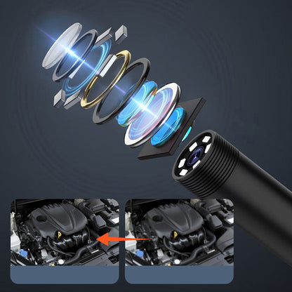 Waterproof Borescope Camera with Adjustable Light