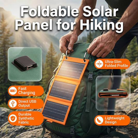 💝Portable Solar Panel with USB Charging