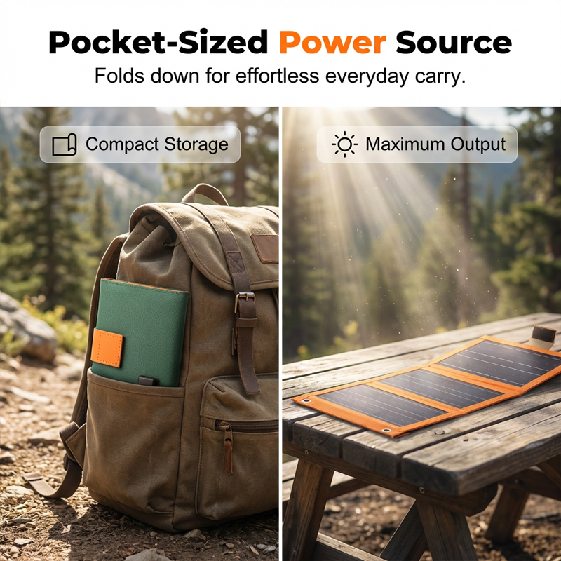 💝Portable Solar Panel with USB Charging
