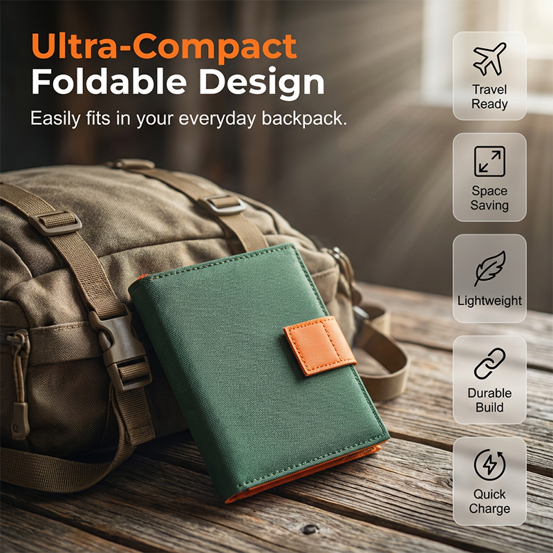💝Portable Solar Panel with USB Charging