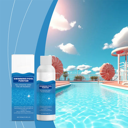 💧Swimming Pool Purifying Liquid – Crystal Clear Water, Zero Hassle! ✨Say goodbye to green water & harsh chemicals – just pure, fresh swimming every time.