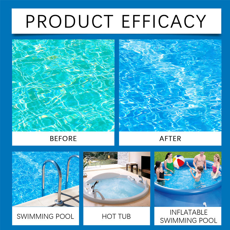 💧Swimming Pool Purifying Liquid – Crystal Clear Water, Zero Hassle! ✨Say goodbye to green water & harsh chemicals – just pure, fresh swimming every time.