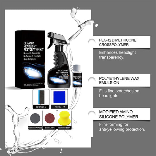 Heavy-Duty Headlight Restoration Kit