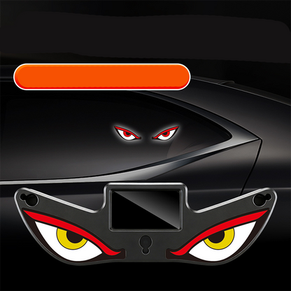 🌟Solar Powered Devil's Eye LED Car Warning Light: Shine In Style