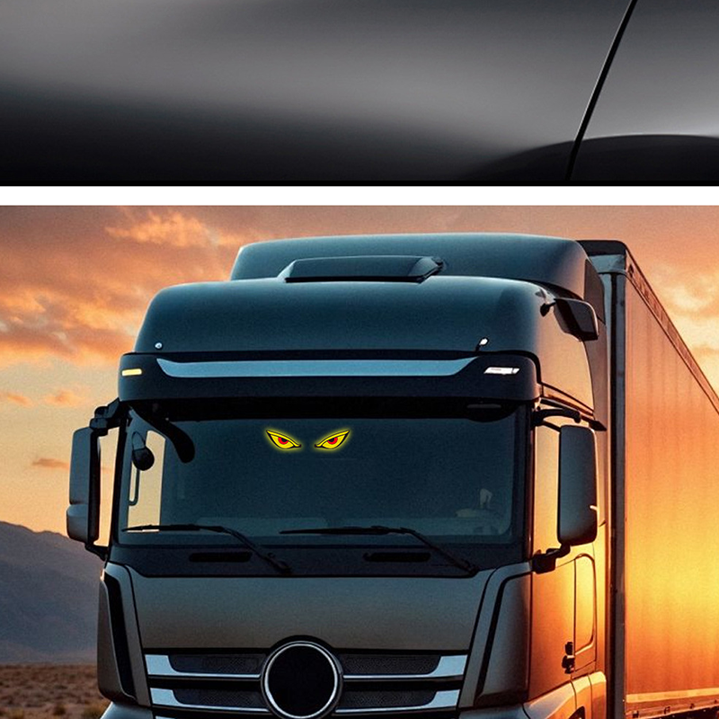 🌟Solar Powered Devil's Eye LED Car Warning Light: Shine In Style