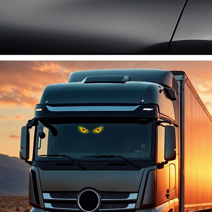 🌟Solar Powered Devil's Eye LED Car Warning Light: Shine In Style
