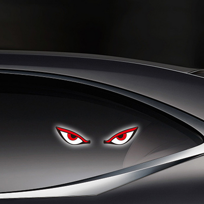 🌟Solar Powered Devil's Eye LED Car Warning Light: Shine In Style