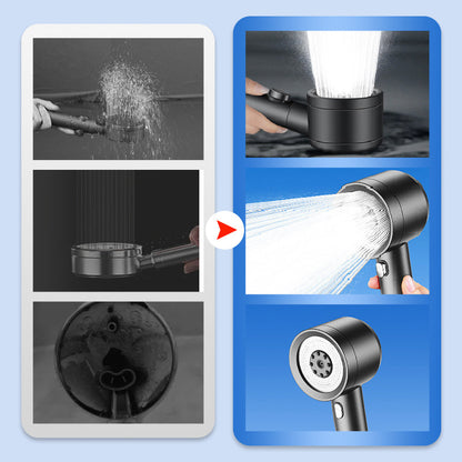 🚿4-Mode High-Pressure Shower Head with Filter