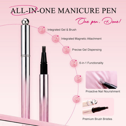 All-in-One Cat Eye Nail Gel Pen