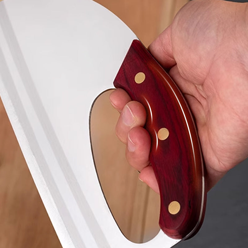 🍅🔪Ergonomic kitchen knife – front-handle design, effortlessly cuts vegetables and meat. A thoughtful gift for home cooks.