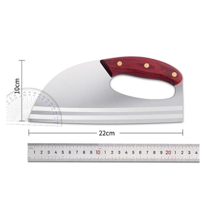 🍅🔪Ergonomic kitchen knife – front-handle design, effortlessly cuts vegetables and meat. A thoughtful gift for home cooks.