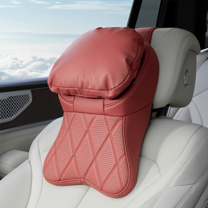 Aviation-Grade PU Leather Car Headrest