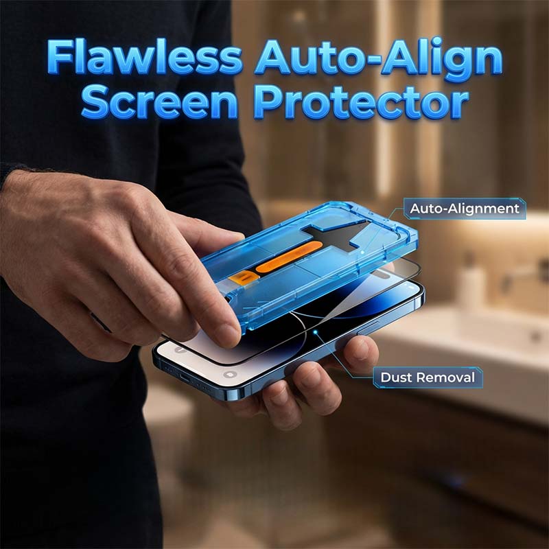 ✨BUY 1 GET 1 FREE📱Dust-Free Auto-Align Screen Protector Kit