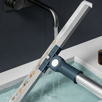 🥳Floor Sweeper Multi-surface Extendable Squeegee Reusable Tapered Edge for Precise Cleaning - Captures Dust, Dirt & Pet Hair Ideal for Smooth Floors, Carpets, Windows & Showers