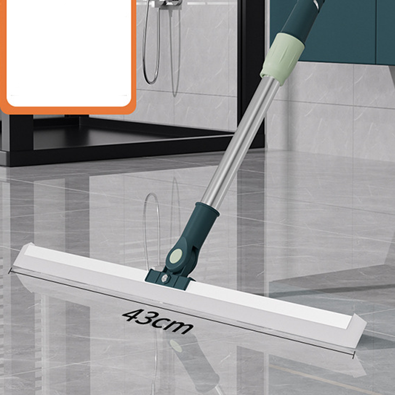🥳Floor Sweeper Multi-surface Extendable Squeegee Reusable Tapered Edge for Precise Cleaning - Captures Dust, Dirt & Pet Hair Ideal for Smooth Floors, Carpets, Windows & Showers
