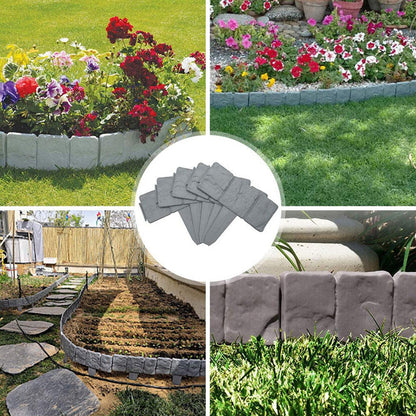 🌿✨Imitation Stone Garden Fence – Realistic Look, Easy Install & Expandable Design