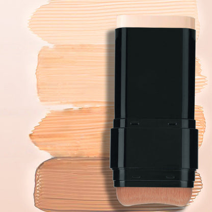 💄2-in-1 Foundation Stick with Brush – Creamy Texture, Full Coverage & Easy Application for a Flawless Finish 💁‍♀️