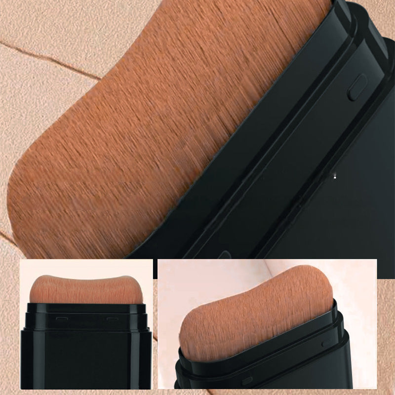 💄2-in-1 Foundation Stick with Brush – Creamy Texture, Full Coverage & Easy Application for a Flawless Finish 💁‍♀️