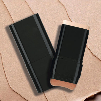 💄2-in-1 Foundation Stick with Brush – Creamy Texture, Full Coverage & Easy Application for a Flawless Finish 💁‍♀️