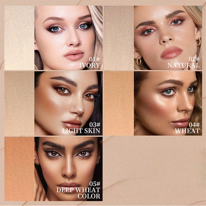 💄2-in-1 Foundation Stick with Brush – Creamy Texture, Full Coverage & Easy Application for a Flawless Finish 💁‍♀️
