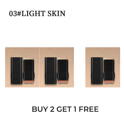 💄2-in-1 Foundation Stick with Brush – Creamy Texture, Full Coverage & Easy Application for a Flawless Finish 💁‍♀️