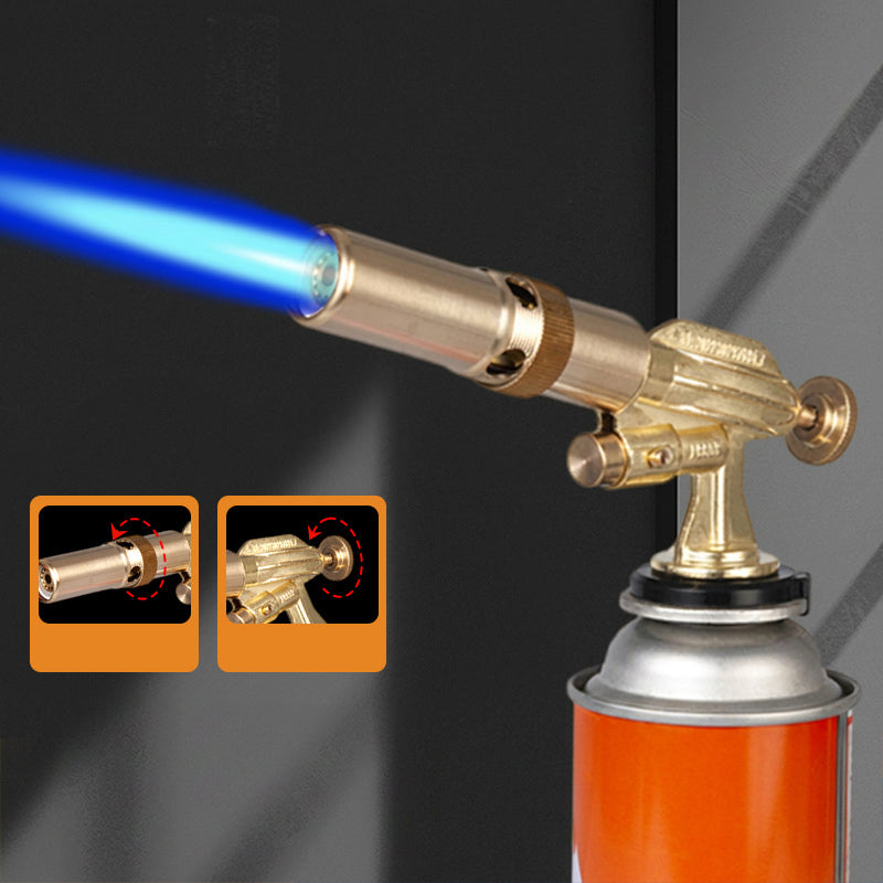 🔥 Heavy-Duty Brass Butane Torch Head – Industrial Power, Precision Control! 💪🧯 All‑brass build, adjustable flame up to 1300°C – tackle any job with confidence. 🛠️⚡