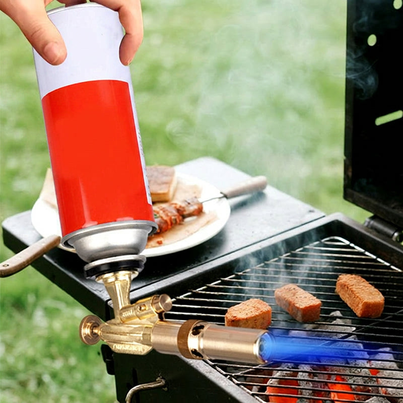 🔥 Heavy-Duty Brass Butane Torch Head – Industrial Power, Precision Control! 💪🧯 All‑brass build, adjustable flame up to 1300°C – tackle any job with confidence. 🛠️⚡