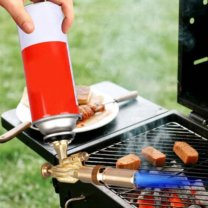 🔥 Heavy-Duty Brass Butane Torch Head – Industrial Power, Precision Control! 💪🧯 All‑brass build, adjustable flame up to 1300°C – tackle any job with confidence. 🛠️⚡