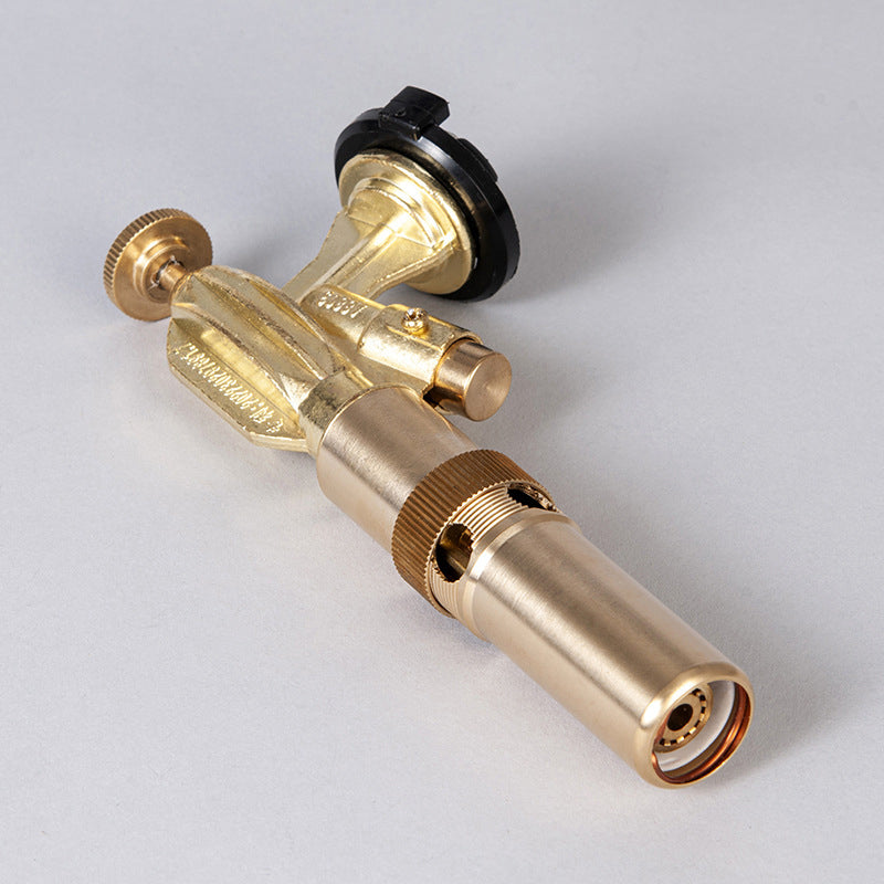 🔥 Heavy-Duty Brass Butane Torch Head – Industrial Power, Precision Control! 💪🧯 All‑brass build, adjustable flame up to 1300°C – tackle any job with confidence. 🛠️⚡
