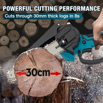 6-inch Cordless Mini Chainsaw with 2 Batteries