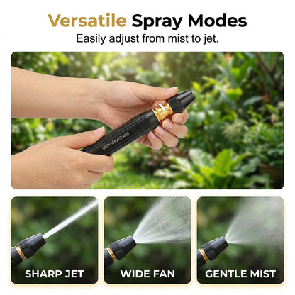 💦High-pressure car wash water gun with booster nozzle and hose