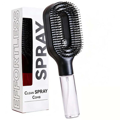Anti-Static Hair Brush with Built-in Sprayer