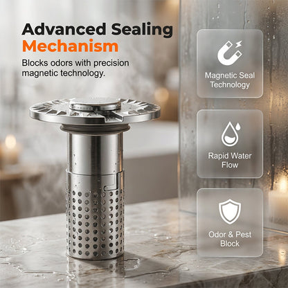 Levitating Anti-Odor Drain Insert