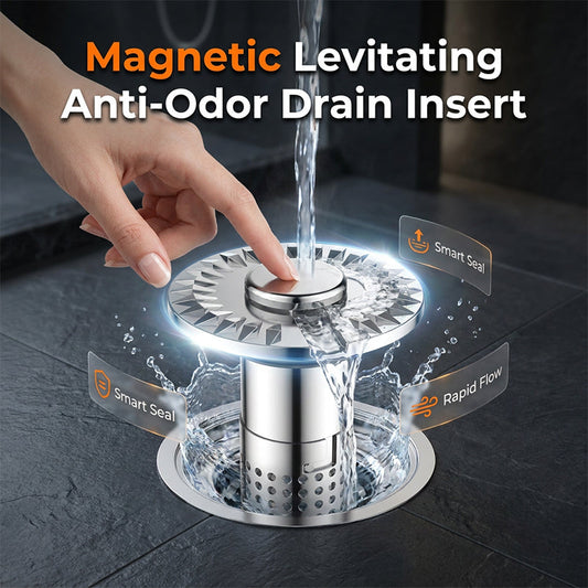 Levitating Anti-Odor Drain Insert