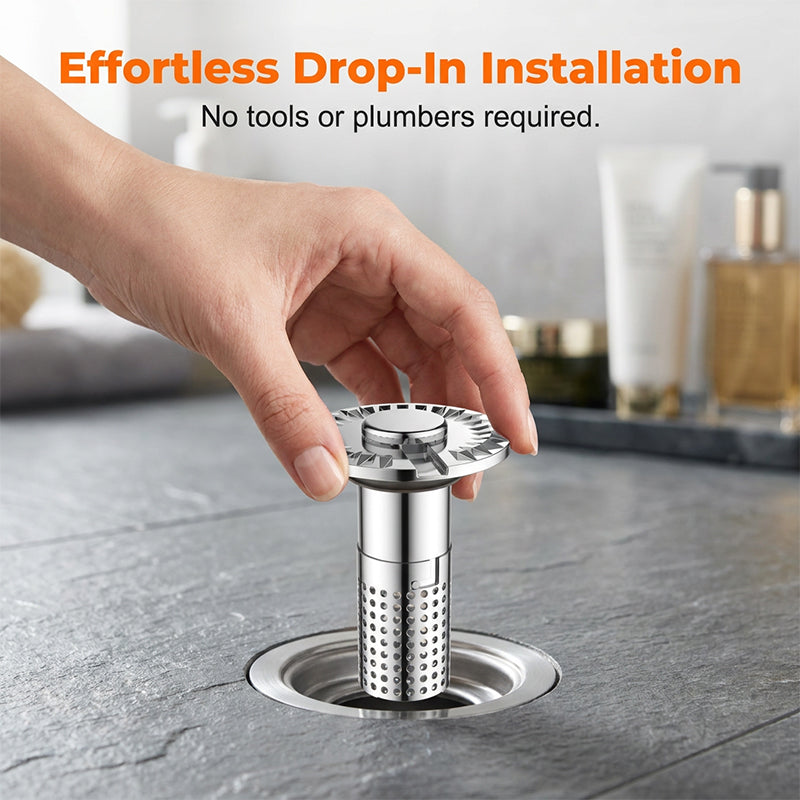 Levitating Anti-Odor Drain Insert