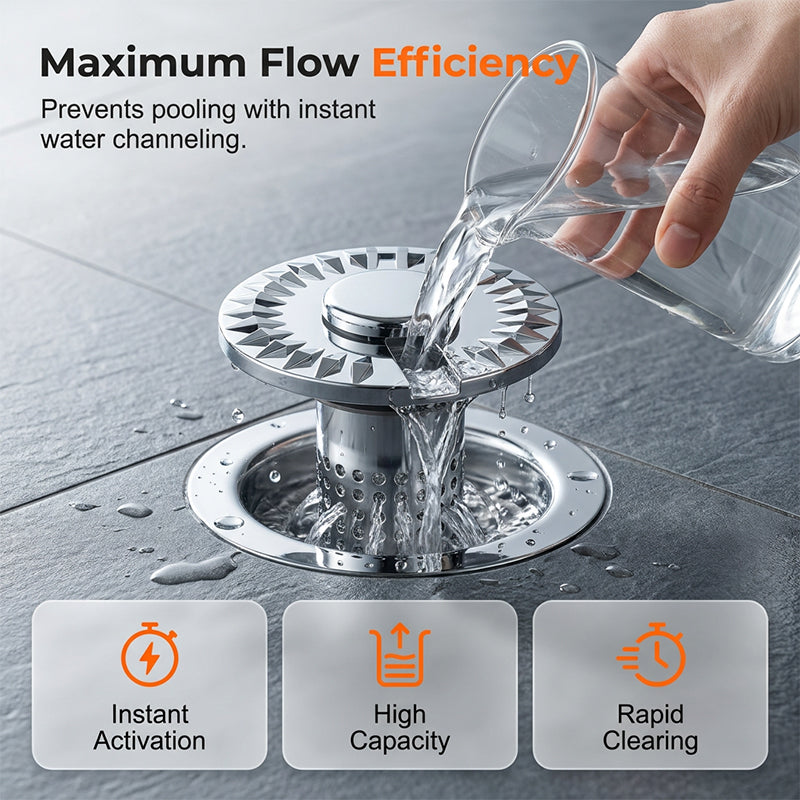 Levitating Anti-Odor Drain Insert