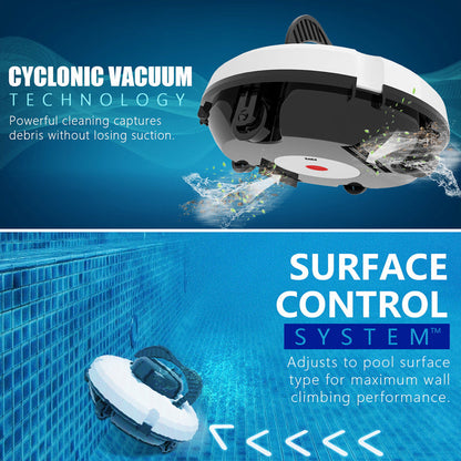 🤖 Pool Cleaning Robot – Cordless, Powerful, Smart & Effortless Cleaning