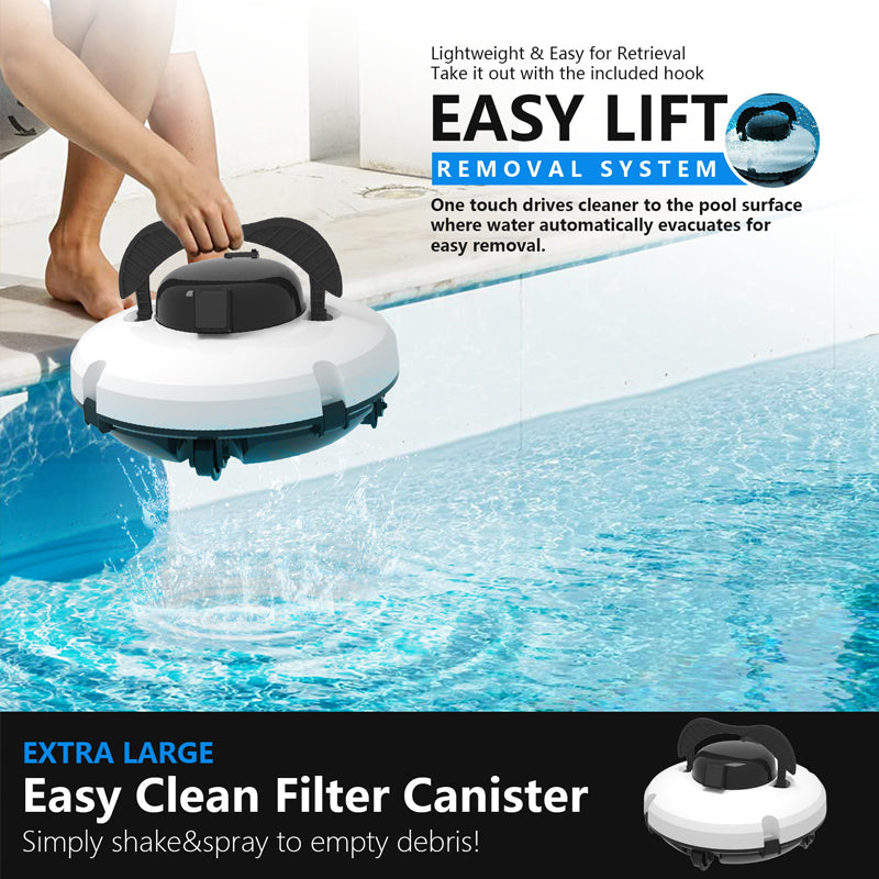 🤖 Pool Cleaning Robot – Cordless, Powerful, Smart & Effortless Cleaning