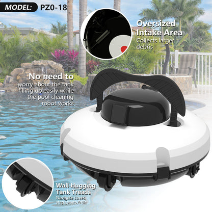 🤖 Pool Cleaning Robot – Cordless, Powerful, Smart & Effortless Cleaning