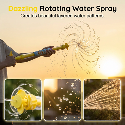 🌈 Bright rainbow LED water pistol | Summer fun that bursts into life as if by magic!