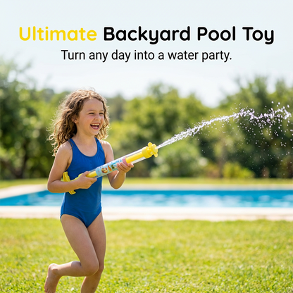 🌈 Bright rainbow LED water pistol | Summer fun that bursts into life as if by magic!