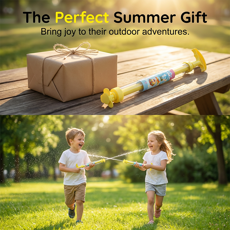 🌈 Bright rainbow LED water pistol | Summer fun that bursts into life as if by magic!