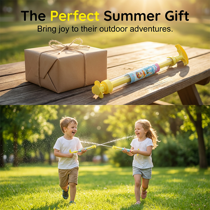 🌈 Bright rainbow LED water pistol | Summer fun that bursts into life as if by magic!