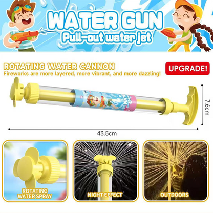 🌈 Bright rainbow LED water pistol | Summer fun that bursts into life as if by magic!